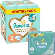 panes pampers premium care no3 6 10kg 200 tmx doro wipes fresh photo