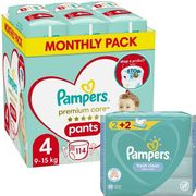 panes pampers premium pants no4 9 15kg 114tmx doro wipes fresh photo