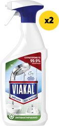 viakal spray antibac 1500ml 2x750ml