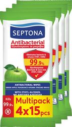 antibaktiriaka mantilakia septona refresh 15tem prasino milo 4x15tmx photo