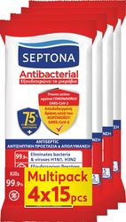 antibaktiriaka mantilakia septona refresh 15tem 75 ethanol 4x15tmx photo