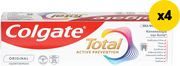 odontokrema colgate total original protection 300ml 4x75ml