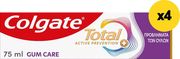 odontokrema colgate total active prevention plus gum care 300ml4x75ml photo