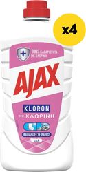 ygro katharistiko ajax kloron lila 4lt4x1lt photo
