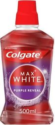stomatiko dialyma colgate max white purple 500ml photo