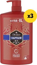 afroloytro old spice gel captain 3x1000ml