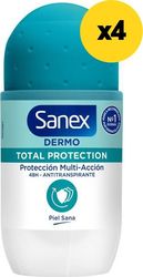 aposmitiko sanex dermo total protection roll on 200ml4x50ml
