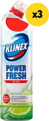 klinex wc gel freskada lemonioy 2250ml3x750ml