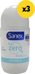 aposmitiko sanex zero invisible roll on 150ml3x50ml