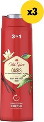 afroloytro old spice shower gel oasis 1200ml 3x400ml