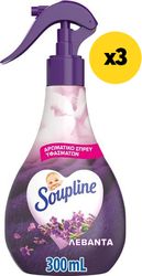 soupline aromatiko spray yfasmaton lebanta 900ml3x300ml