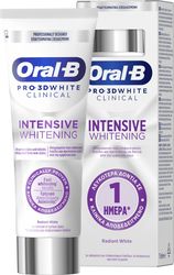 odontokrema oral b 3d clinical intensive whitening 75ml photo odontokrema oral b 3d clinical intensive whitening 75ml photo