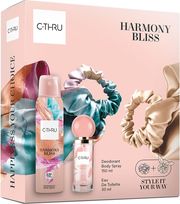 set doroy c thru harmony bliss eau de toilette 30ml deo spray 150ml scrunchie