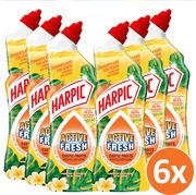 harpic active fresh gel katharismoy lekanis me aroma exotic fruits 750ml x6 photo