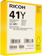 gnisio ricoh toner gc 41 gia sg3110dn 3110dnw yellow hc oem 405764 photo