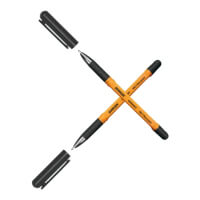 stylo stanger softgrip m 07mm ballpoint black 10tmx photo