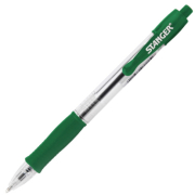 stylo stanger softgrip r1 ballpoint green 10tmx photo