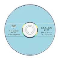 taiyo yuden blue dvd r 47gb 8x up to 16x cakebox 50pcs japan made photo