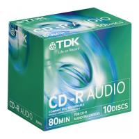 tdk cd r 80 min audio jewel case 10pcs photo