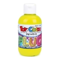 tempera toy color fluo fosforoyxa 250ml kitrino photo