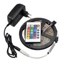 led strip 5 meter rgb 5050 with remote photo
