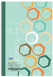 tetradio spiral 4thematon rr plast exofyllo 17x25cm justnote 104143 prasino photo