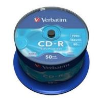 verbatim cd r 80min 700mb extra protection 52x cakebox 50pcs photo