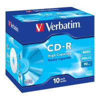 verbatim cd r 800mb 90 min 40x jewel case 10pcs photo