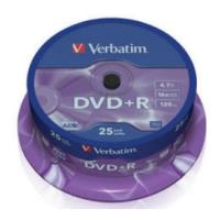 verbatim dvd r 16x 47gb cakebox 25pcs photo
