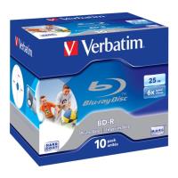 verbatim bd r sl 25gb 6x printable 10pcs jc 43713 photo