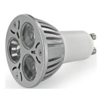 lamptiras whitenergy led 3w gu10 white warm photo