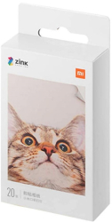 xiaomi mi portable photo printer paper 2x3 inch 20 sheets photo