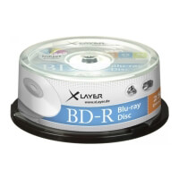 xlayer blu ray bd r 6x inkjet white 25gb cb 25pcs photo