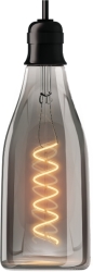 lamptiras xanlite led filament spiral bottle deco smoky photo