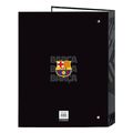 safta fcbarcelona folio cardboard 4 rings binder black extra photo 1