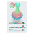 creality hyper pla rainbow spring lake fast printing filament with cfs tag 1kg 175 extra photo 2