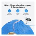 creality cr petg transparent green no reel 3d printer filament hard glossy tensile 49mpa 1 kg extra photo 1