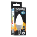 lamptiras duracell led candle e14 6w dimmable 2700k extra photo 1