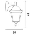 eurolamp aplika toixoy aloyminioy tetragoni mpronze pros ta kato e27 154 55107 extra photo 1