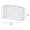 eurolamp aplika toixoy leyki obal e27 max 20w 200x100x90mm 145 20239 extra photo 1