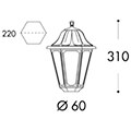 eurolamp fumagalli aplika toixoy bisso anna exagoni mayri pros ta pano e27 145 26000 extra photo 2