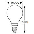 lamptiras geyer led g45 e14 250lm 3w 4000k 5tmx extra photo 1