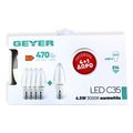 lamptiras geyer led keri c35 45w e14 3000k 470lm 4 1doro extra photo 1