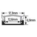 geyer profil aloyminioy al014 gia tainia led eos 10mm extra photo 1