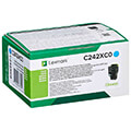 gnisio toner lexmark hc cyan 35k me oem c242xc0 extra photo 2 gnisio toner lexmark hc cyan 35k me oem c242xc0 extra photo 2