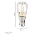 nedis lbcrfe14t26 refrigerator led bulb e14 2w t26 extra photo 3 nedis lbcrfe14t26 refrigerator led bulb e14 2w t26 extra photo 3