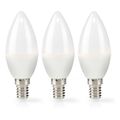 nedis lbe14c351p3 led bulb e14 cadle 28w 250lm 2700k warm white frosted 3tmx extra photo 1