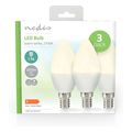 nedis lbe14c351p3 led bulb e14 cadle 28w 250lm 2700k warm white frosted 3tmx extra photo 2