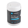 natec nsc 1796 raccoon 10x10 cm cleaning wipes 100 pack extra photo 3