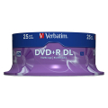 verbatim 43757 dvd r 85gb x8 dual layer 25pcs extra photo 1